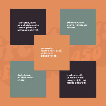 Pohojalaaset kortit 5 kpl (korttisetti 2)