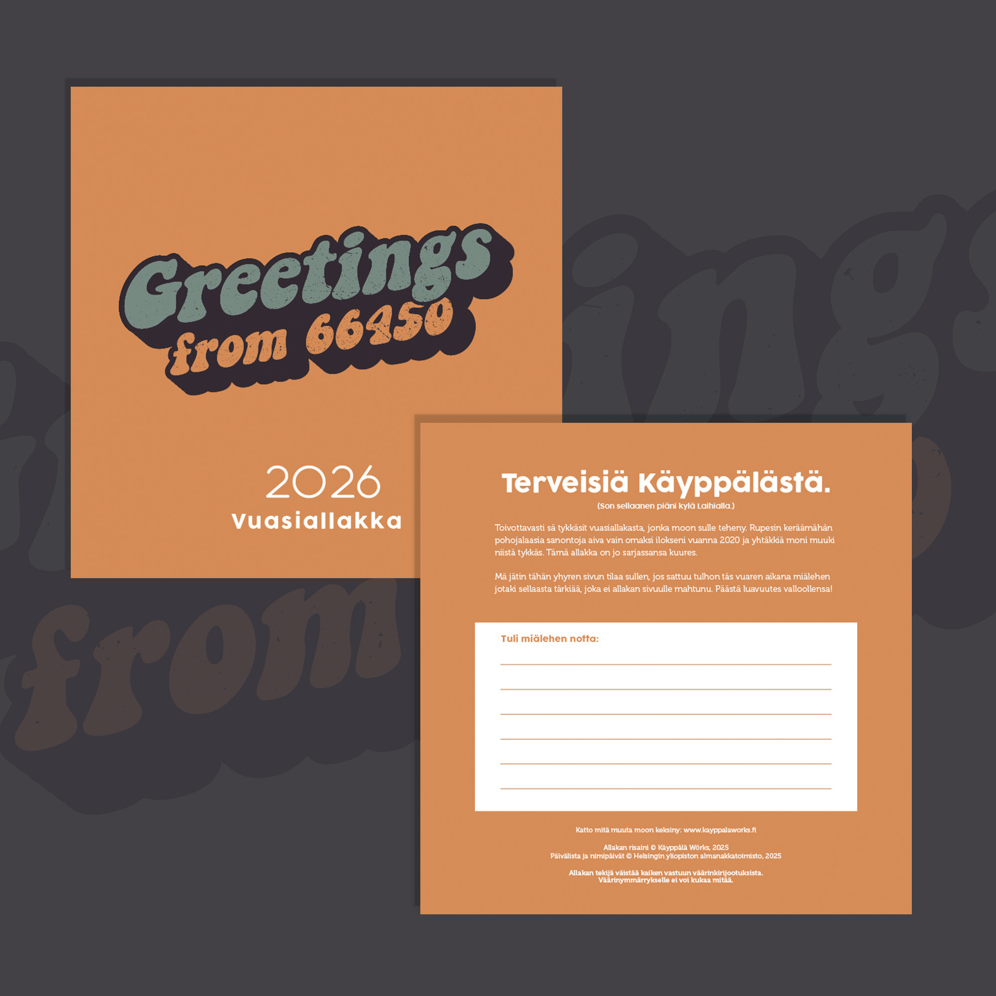 Pohojalaanen vuosikalenteri 2026